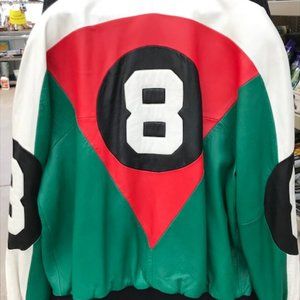 RARE North Beach “8 Ball” Lamb Skin Jacket